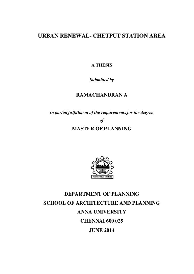 master thesis submitted in partial fulfillment of the requirements master thesis submitted in partial fulfillment of the requirements